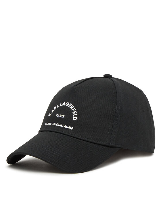 KARL LAGERFELD KARL LAGERFELD Шапка с козирка A1W33201 Черен