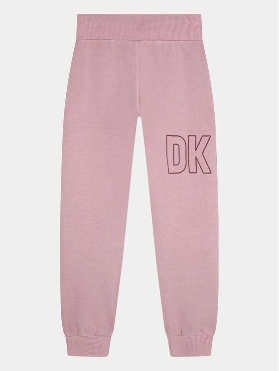 DKNY DKNY Donji dio trenerke D54000 S Ružičasta Regular Fit