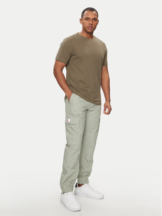 Tommy Jeans Tommy Jeans Jogger kelnės Ethan DM0DM18342 Pilka Regular Fit