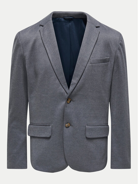 Only & Sons Only & Sons Marynarka Mark 22031060 Granatowy Slim Fit