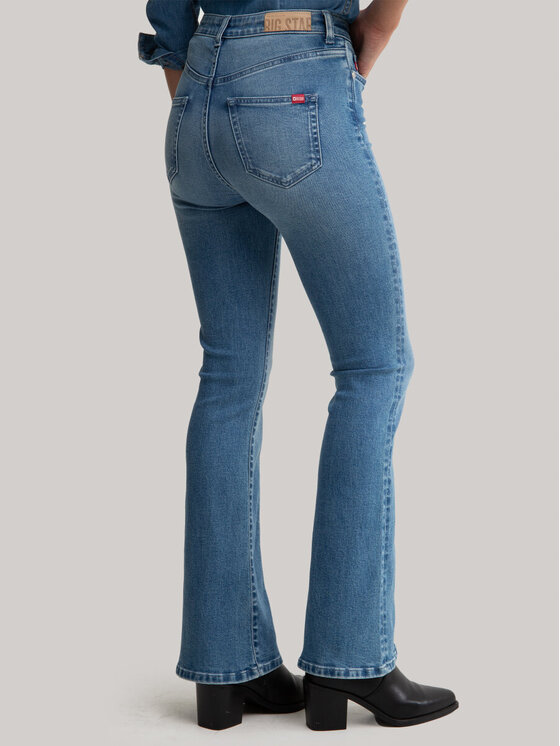 BIG STAR BIG STAR Jeansy CLARA_FLARE_464_190 Niebieski Flare Fit