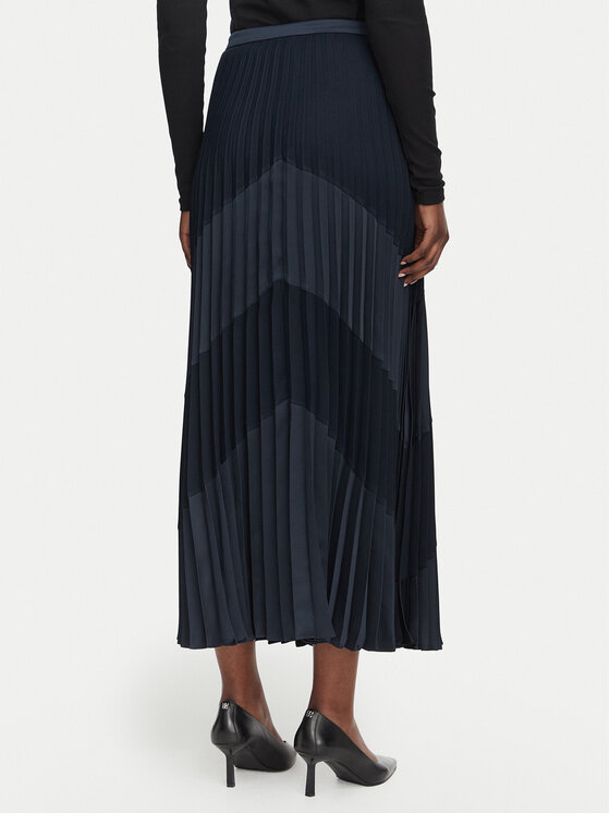 BOSS BOSS Спідниця в складку Vennyta 50562785 Cиній Regular Fit