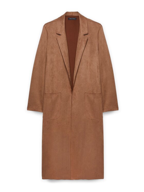 Fiorella Rubino Fiorella Rubino Płaszcz 0016L000047N027 Brązowy Regular Fit