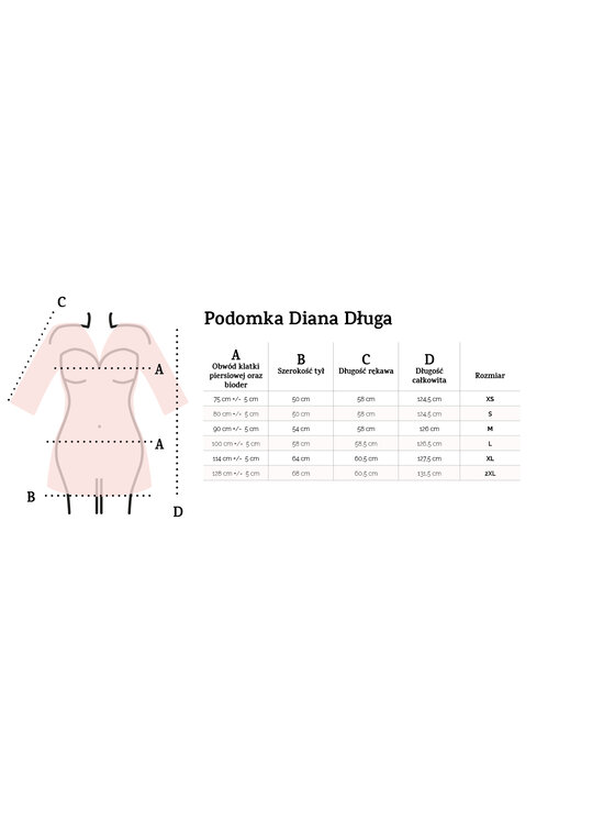 DKaren Lingerie DKaren Lingerie Szlafrok Diana Długa Czarny