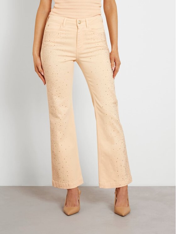 Guess Guess Jeansy 162393 Pomarańczowy Flared Fit