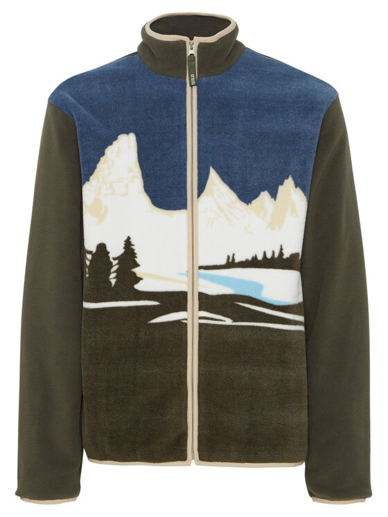 Solid Solid Fleece 21108084 Πράσινο Regular Fit