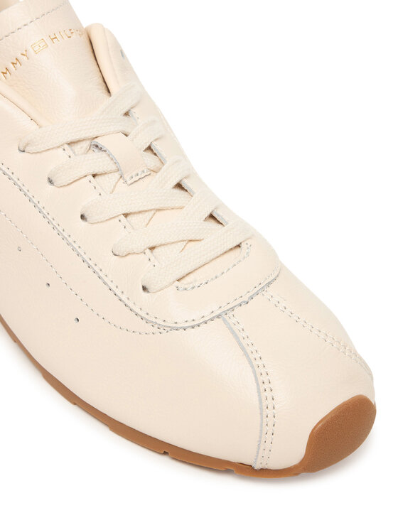 Tommy Hilfiger Tommy Hilfiger Sneakersy Th Low Profile Runner FW0FW08951 Écru