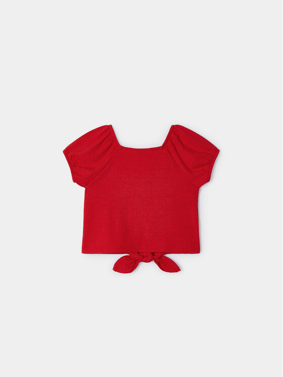Mayoral Mayoral Bluza 3086 Rdeča Slim Fit