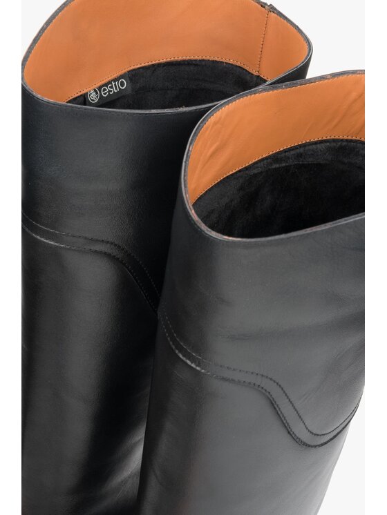 Estro Estro Kozačky ER00116211 Černá