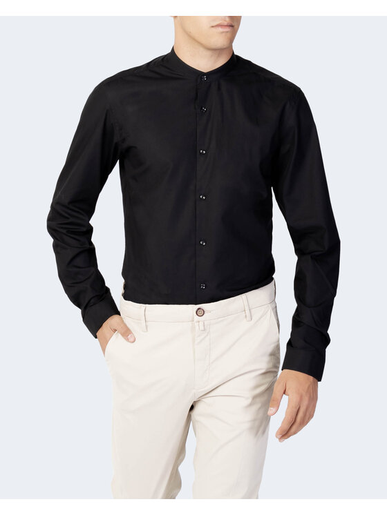 Antony Morato Antony Morato Πουκάμισο SEOUL SLIM FIT Μαύρο Slim Fit