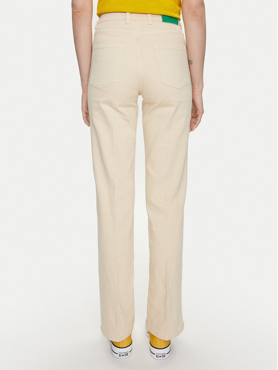 United Colors Of Benetton United Colors Of Benetton Jeansy 49FWDE01S Beżowy Flare Fit