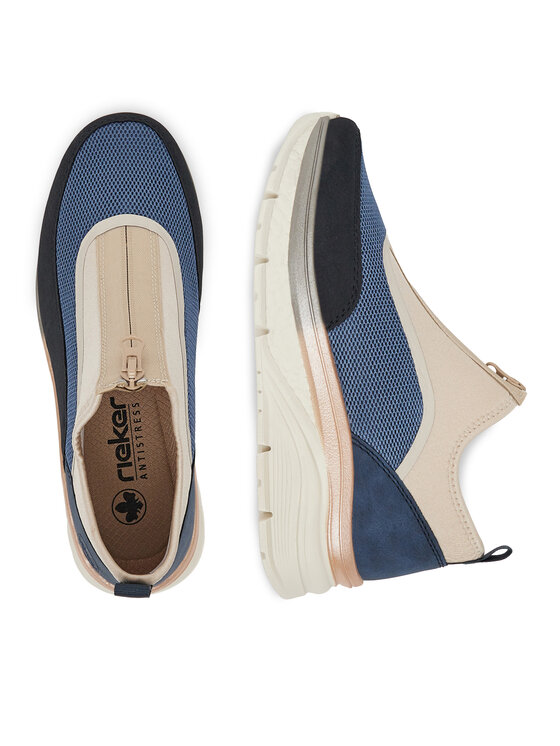 Rieker Rieker Sneakersy 48053-14 Tmavomodrá