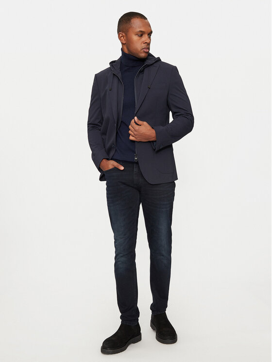 Hechter Paris Hechter Paris Sakko 15885 142155 Dunkelblau Regular Fit
