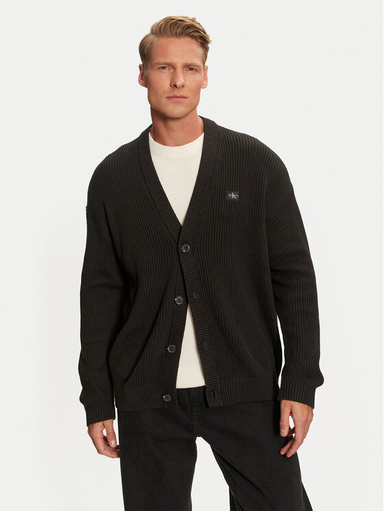 Calvin Klein Jeans Calvin Klein Jeans Cardigan J30J326201 Negru Regular Fit