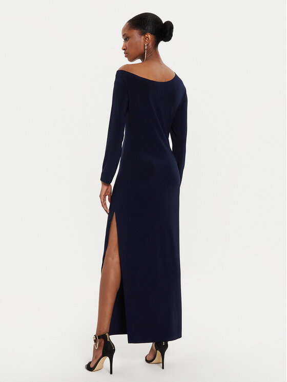 NORMA KAMALI NORMA KAMALI Koktejlové šaty KK2243PLE35951 Tmavomodrá Slim Fit
