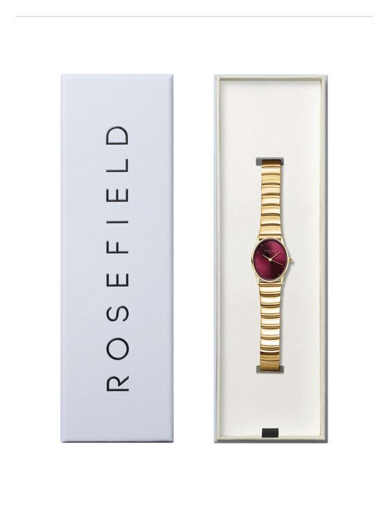 Rosefield Rosefield Zegarek Oval Czerwony