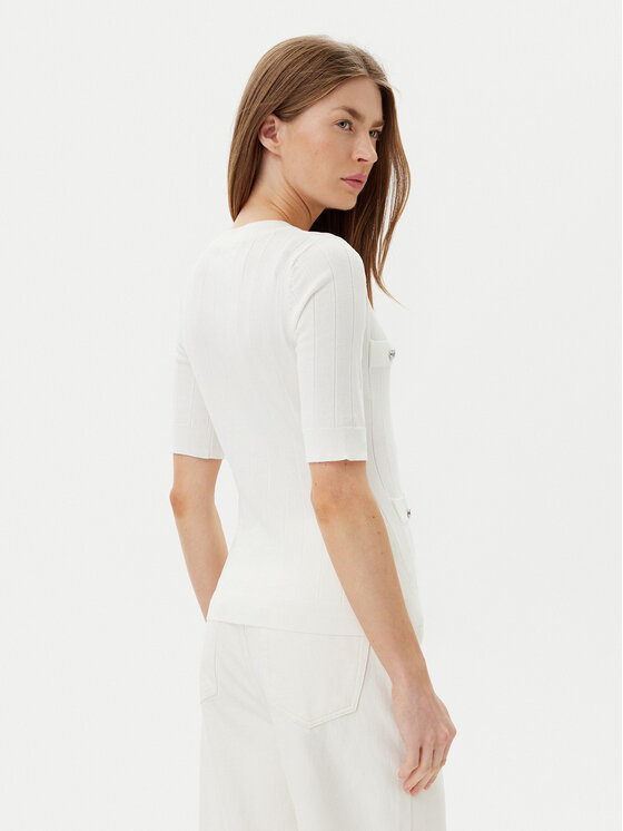 ARTIGLI ARTIGLI Kardiganas ACMA001877 Écru Regular Fit