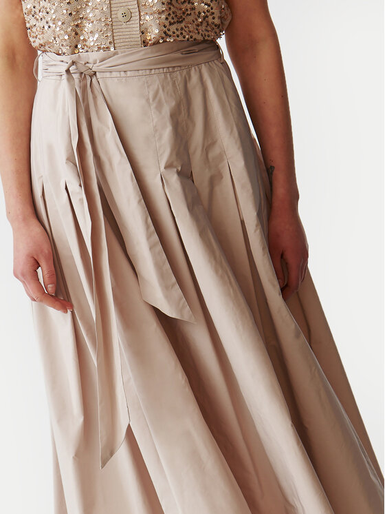 Tatuum Tatuum Trapezförmiger Rock Taftani T2406.171 Beige Regular Fit