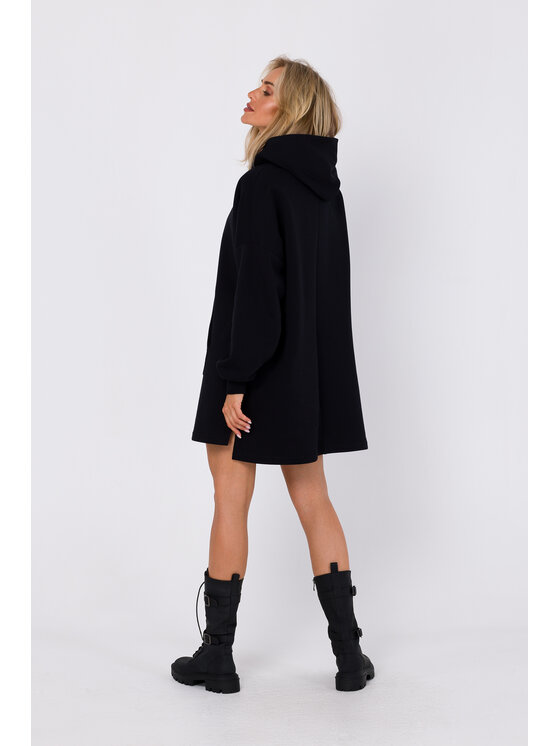 Made of Emotion Made of Emotion Každodenné šaty M762 Čierna Modern Fit