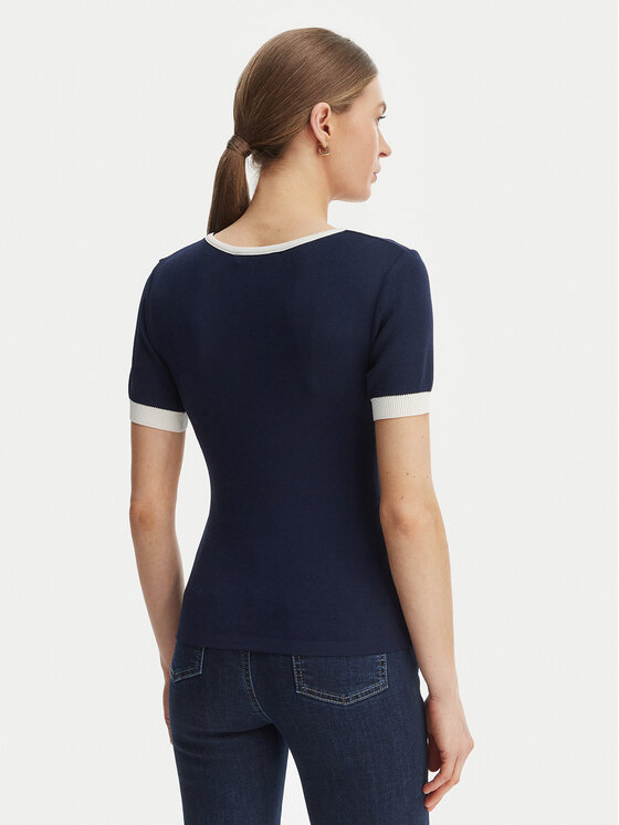 Rinascimento Rinascimento Blusa CFM0012253003 Blu scuro Slim Fit