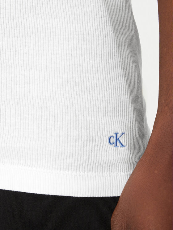 Calvin Klein Underwear Calvin Klein Underwear Set 3 majic brez rokavov LV00NB4036 Pisana Slim Fit