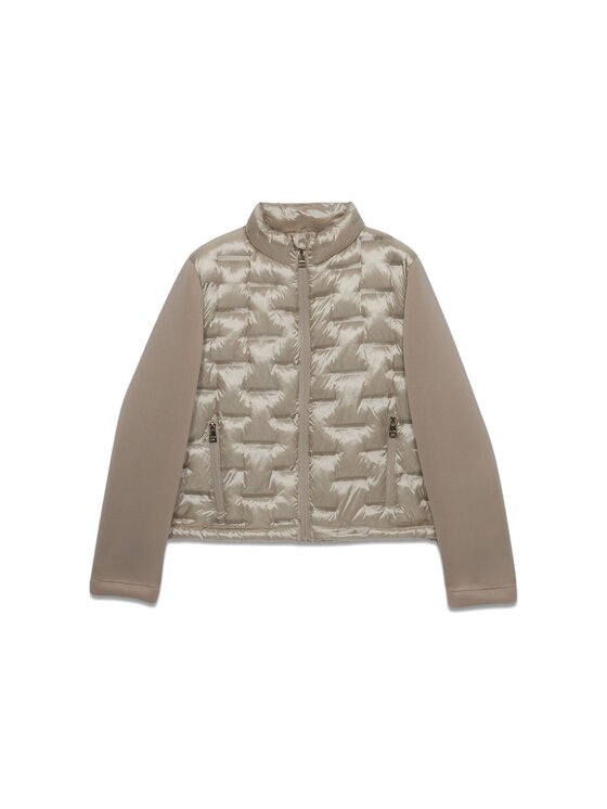 Oltre Oltre Giubbotto piumino F583R001389N011 Écru Boxy Fit