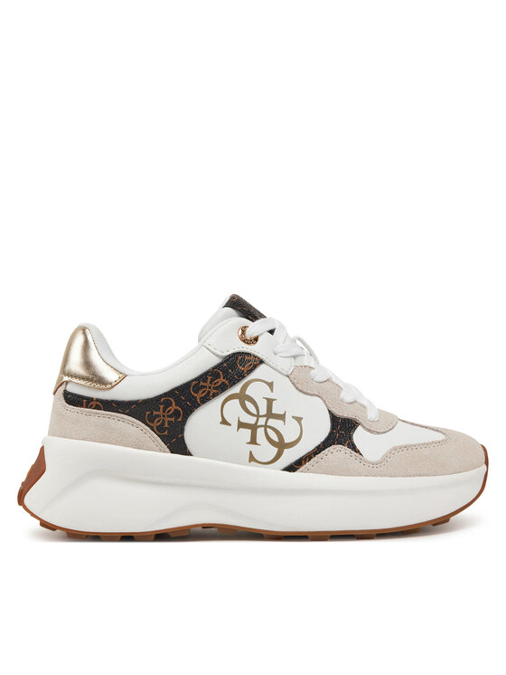 Guess Guess Sneakersy FLPLUC PEL12 Biały