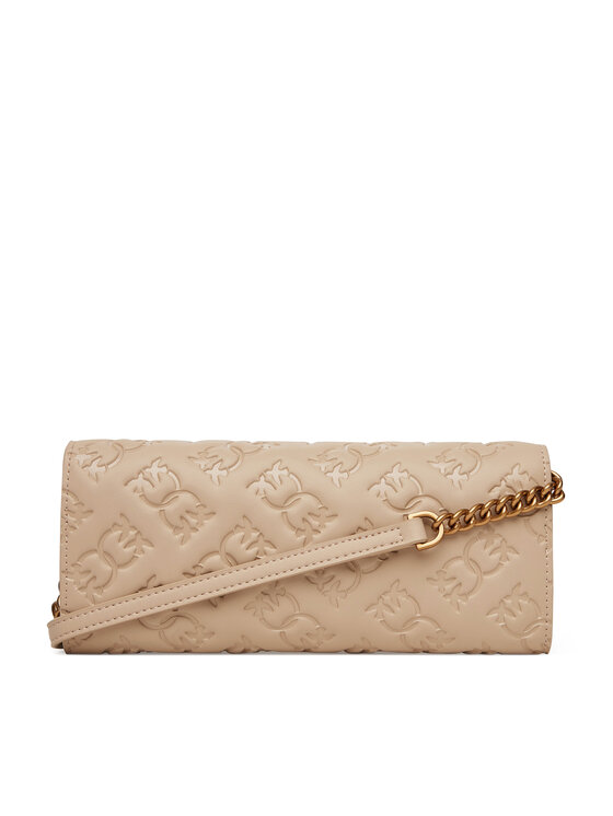 PINKO PINKO Velika ženska denarnica Love Tiny Birds Wallet C 103765 A1YB Bež