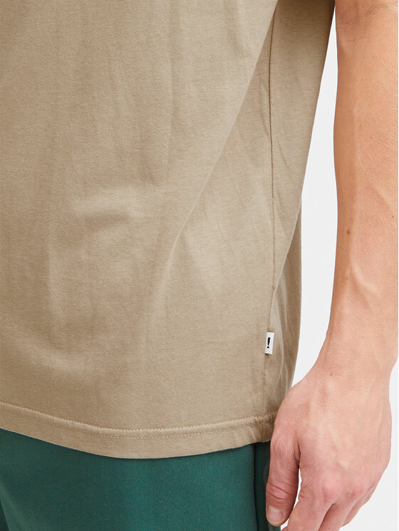 Solid Solid T-Shirt Inam 21108141 Beżowy Regular Fit