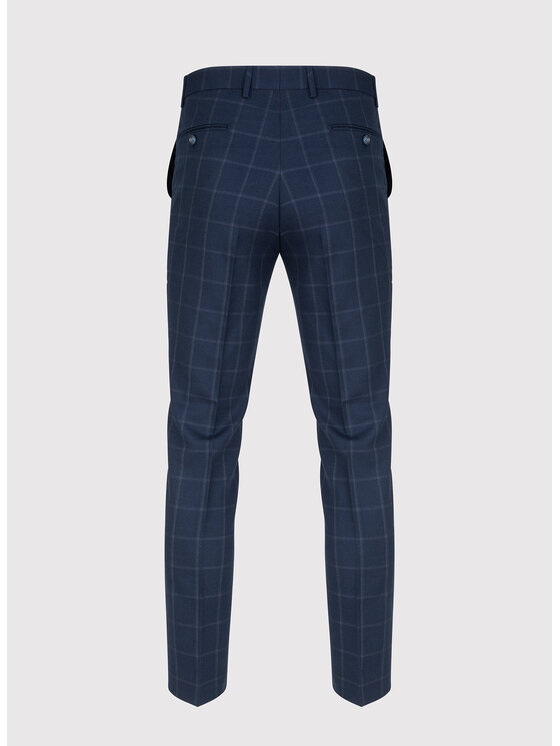 Pako Lorente Pako Lorente Spodnie garniturowe P23WF-6G-002 Granatowy Slim Fit