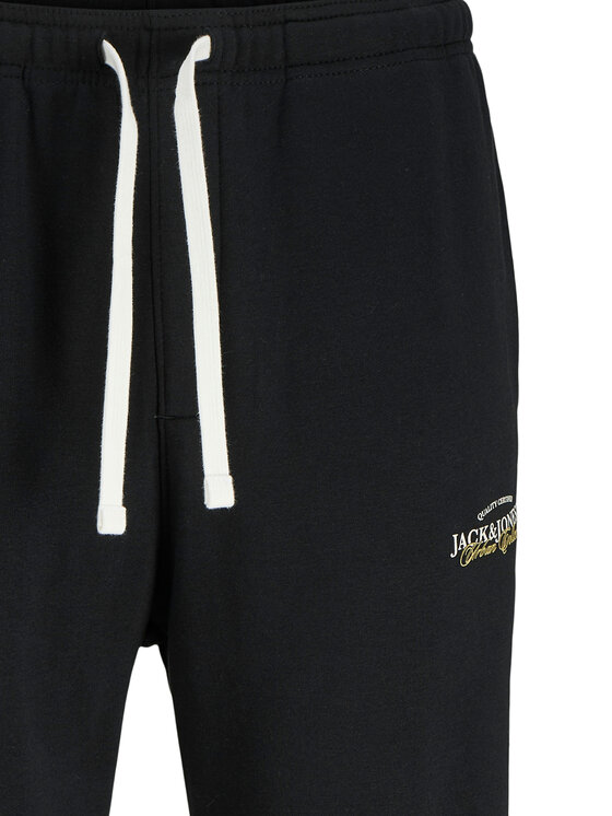 Jack & Jones Jack & Jones Teplákové nohavice Kane Billy 12283257 Čierna Relaxed Fit