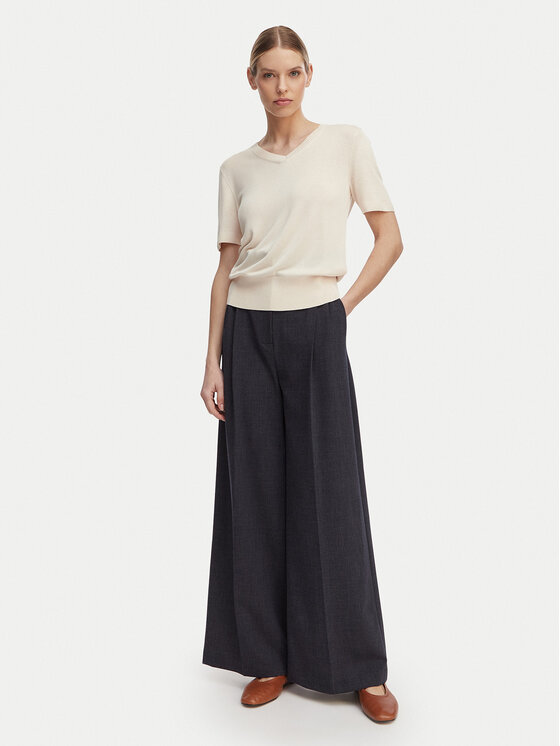 Calvin Klein Calvin Klein Sveter LV044F323G Krémová Regular Fit