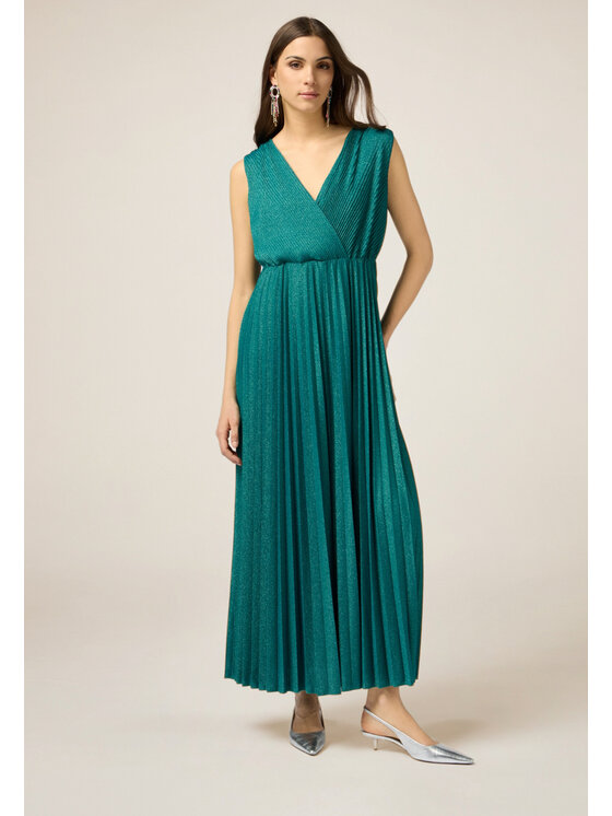 Oltre Oltre Vestito elegante 7332J000787N015 Verde A-Line Fit
