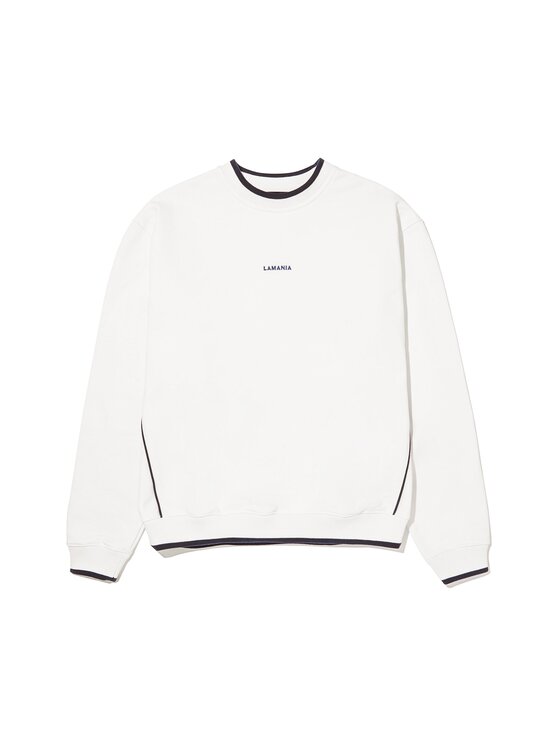 La Mania La Mania Felpa ZIA Bianco Classic Fit