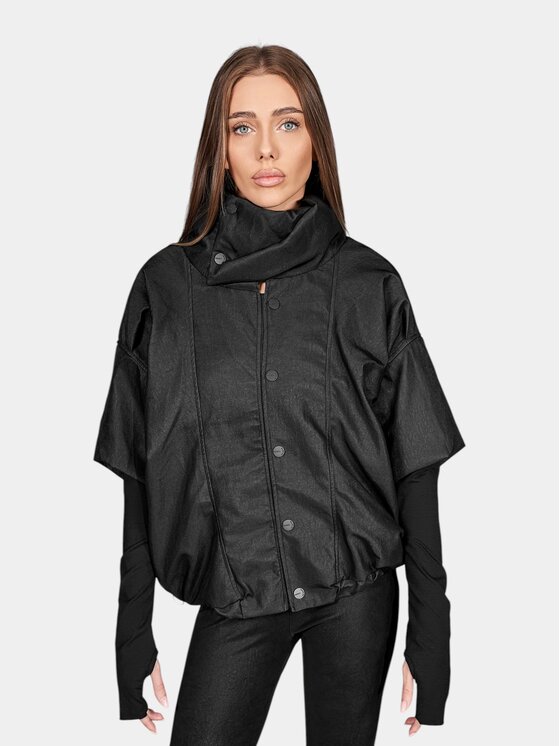 MADE BY SOCIETY MADE BY SOCIETY Kurtka anorak Narielle - H27947 Czarny Basic Fit