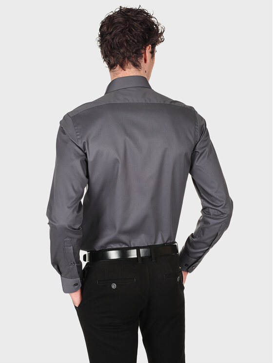 Evenemen Evenemen Koszula PLAIN SAP Szary Slim Fit