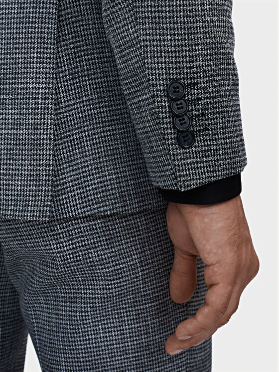 Evenemen Evenemen Marynarka Mattina Szary Slim Fit