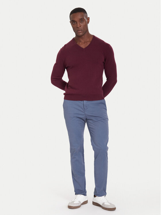 United Colors Of Benetton United Colors Of Benetton Chino nohavice 4TZYUF04P Modrá Slim Fit