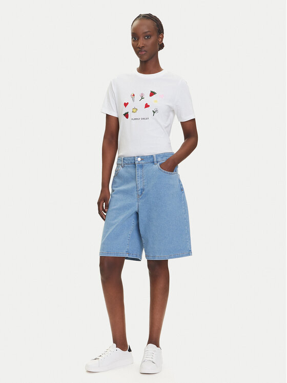 ONLY ONLY Pantaloni scurți de blugi Frida 15360438 Albastru Regular Fit