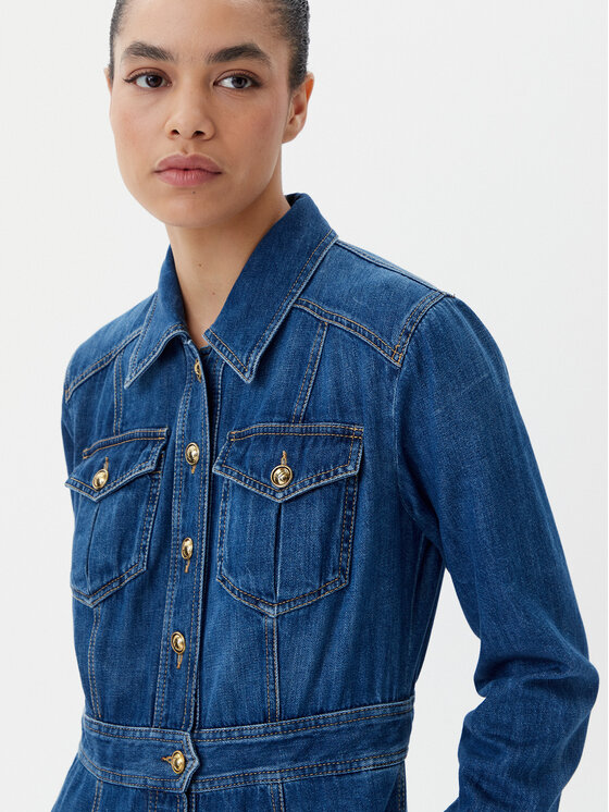 Luisa Spagnoli Luisa Spagnoli Vestito di jeans Pagella 541651 Blu Regular Fit