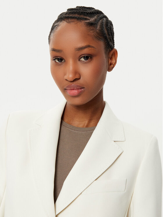 Weekend Max Mara Weekend Max Mara Sacou Uva 2515041041 Écru Slim Fit