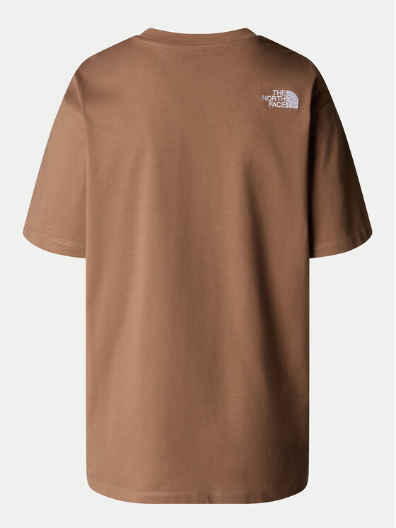The North Face The North Face Póló Simple Dome NF0A87NQ Barna Oversize