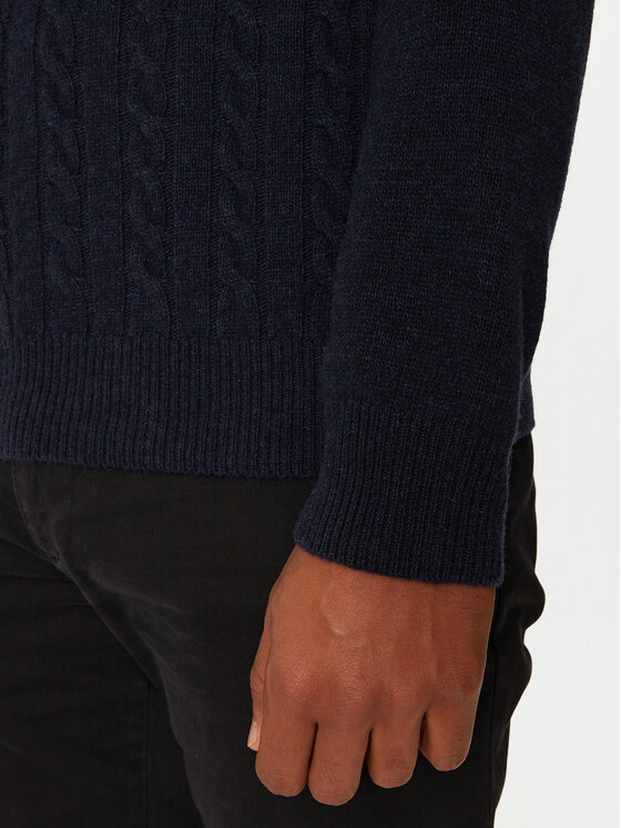 Aeronautica Militare Aeronautica Militare Sweater 242MA1484L417 Sötétkék Regular Fit