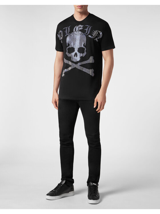 PHILIPP PLEIN PHILIPP PLEIN T-Shirt 3949 Czarny Regular Fit