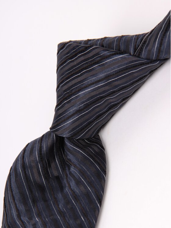 ELSNER ELSNER Cravatta JEDWAB ŻAKARD A1028 Blu scuro