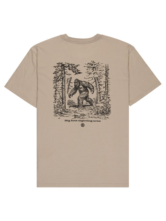 Element Element Tričko Bigfoot Walking ELYZT00584 Béžová Regular Fit