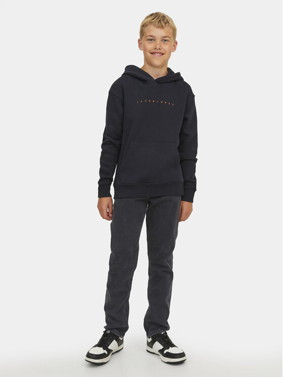 Jack&Jones Junior Jack&Jones Junior Τζιν Clark 12237675 Μαύρο Regular Fit