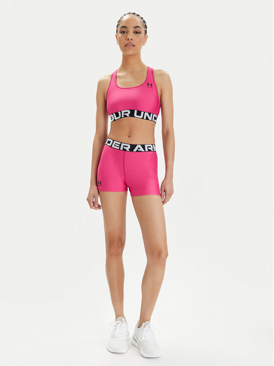 Under Armour Under Armour Sportinė liemenėlė Ua Hg Authentics Mid Branded 1383544-686 Rožinė Compression Fit