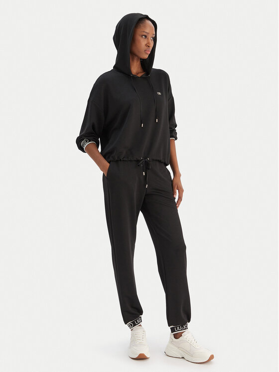 Liu Jo Sport Liu Jo Sport Pulóver TF5285 J4747 Fekete Regular Fit