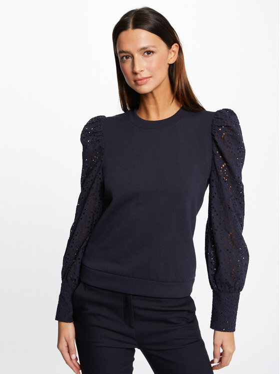 Morgan Morgan Sweatshirt 231-TBRODA Dunkelblau Regular Fit